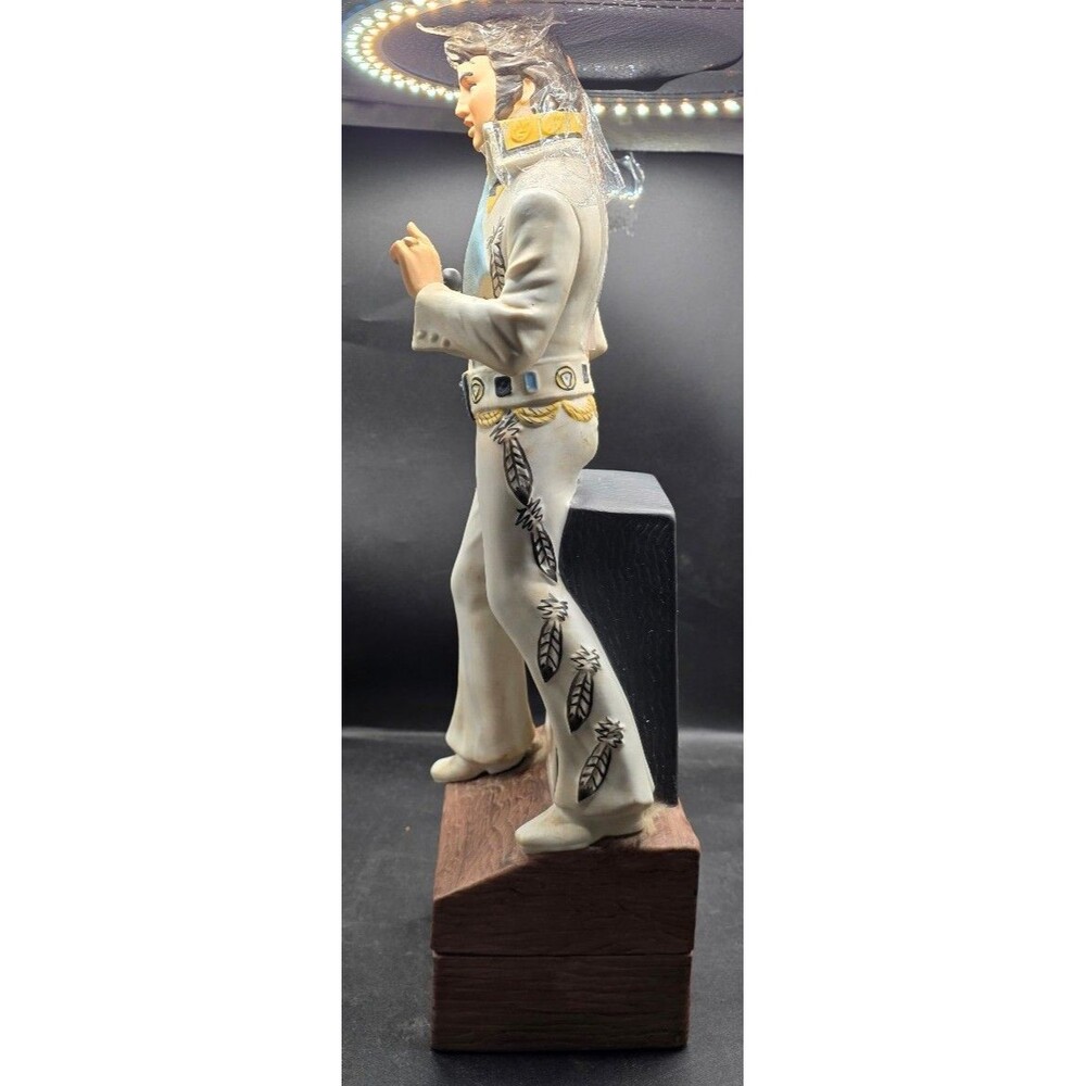 Vintage 1977 Elvis Presley Musical Decanter Music Box - Picture 4 of 9